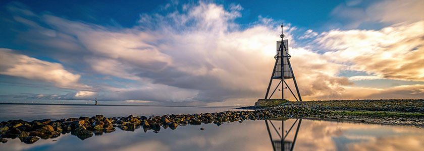 Die Kugelbake in Cuxhaven