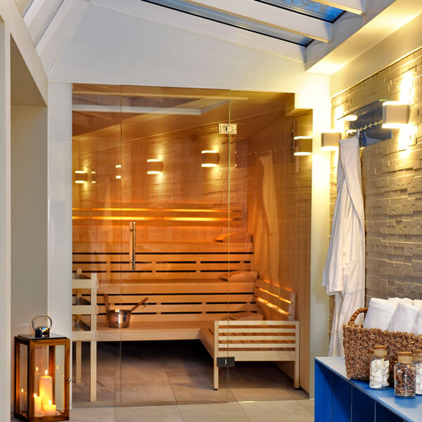 Finnische Sauna im Saunabereich